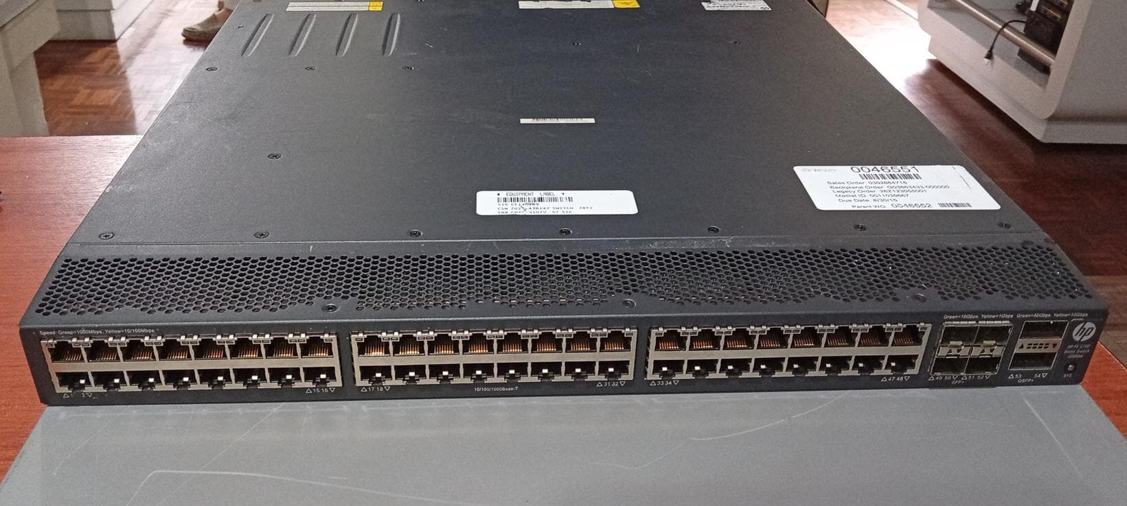 HP FlexFabric 5700 | switch | -48G-4XG-2QSFP+ JG894A Switch w/2x PSU - Seminuevo — imagen 5