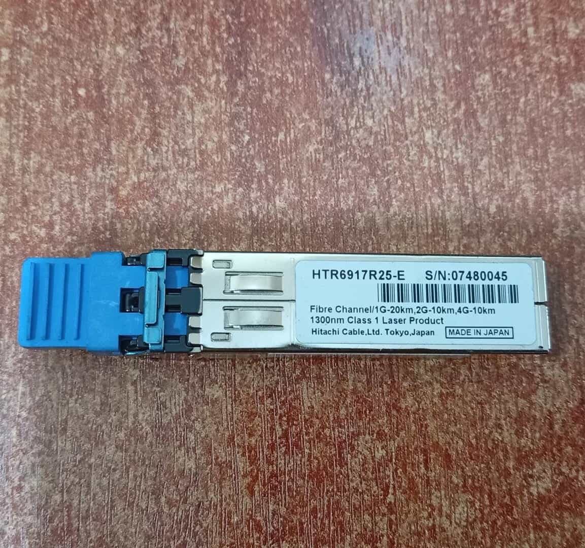 Transceptor Hitachi SFP Fibre Channel 1/2/4Gbps 1300nm 10km HTR6917R25-E Long Wave / Seminuevo