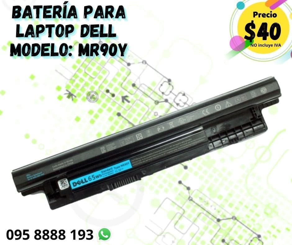 Batería Para Laptop Dell MR90Y 65Wh para Inspiron Latitude Vostro NUEVA — imagen 1