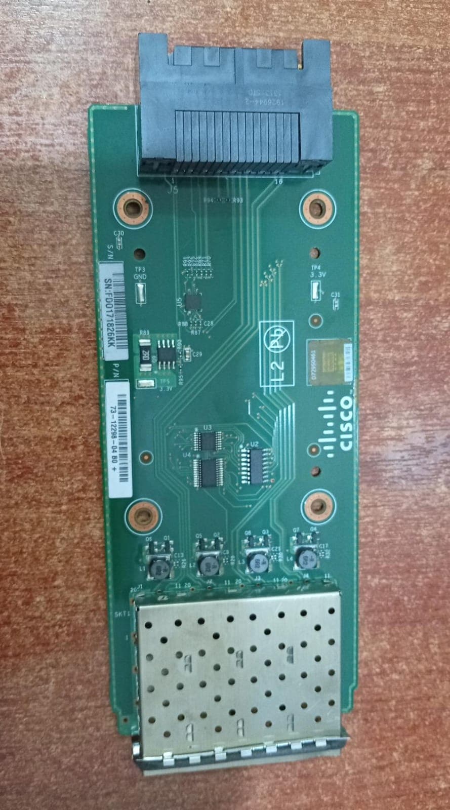 Módulo de Red Cisco C3KX-NM-1G 4 Puertos SFP 1GbE 73-12298-04 / Usado