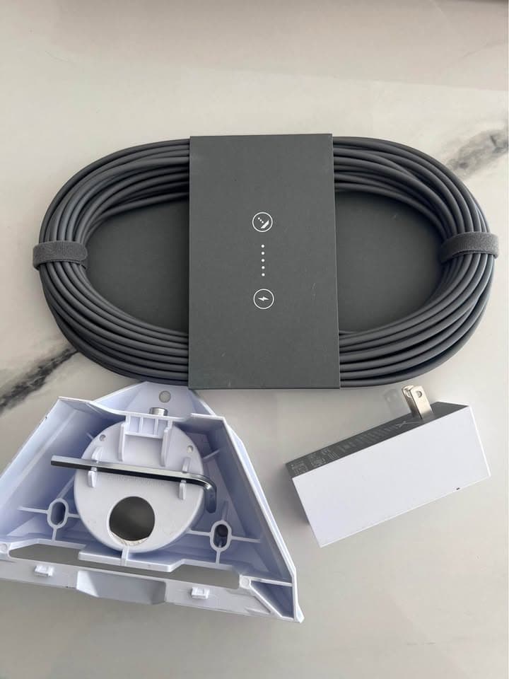 Kit Repuestos Originales Starlink Mini: Fuente + Cable DC 15m + Base | Original — imagen 3