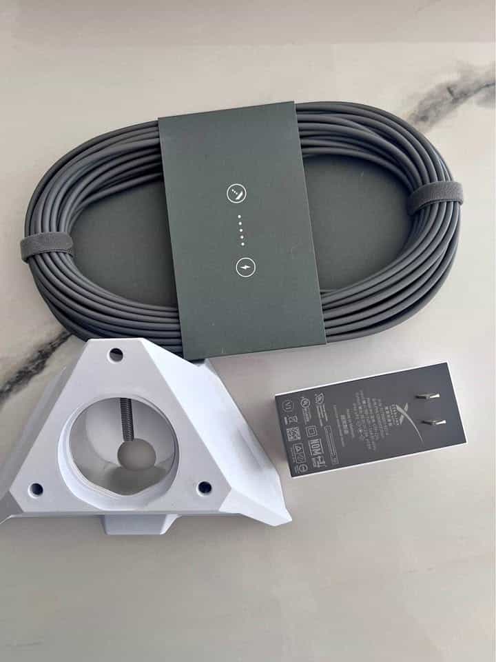 Kit Repuestos Originales Starlink Mini: Fuente + Cable DC 15m + Base | Original
