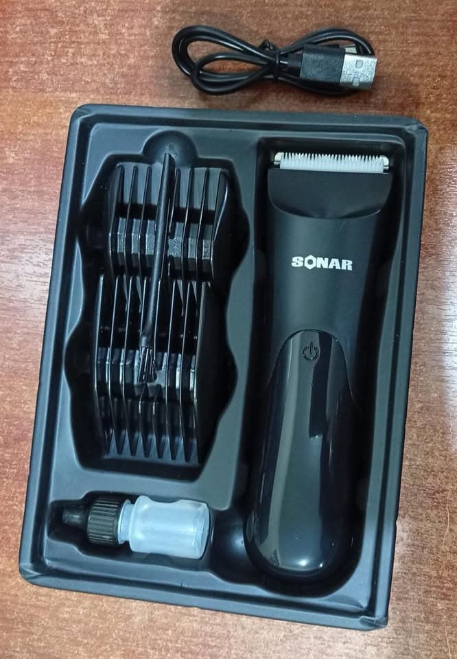 4 Afeitadoras Recortadora Corporal Sonar SN-232 Recargable USB 6000RPM Nuevo — imagen 4