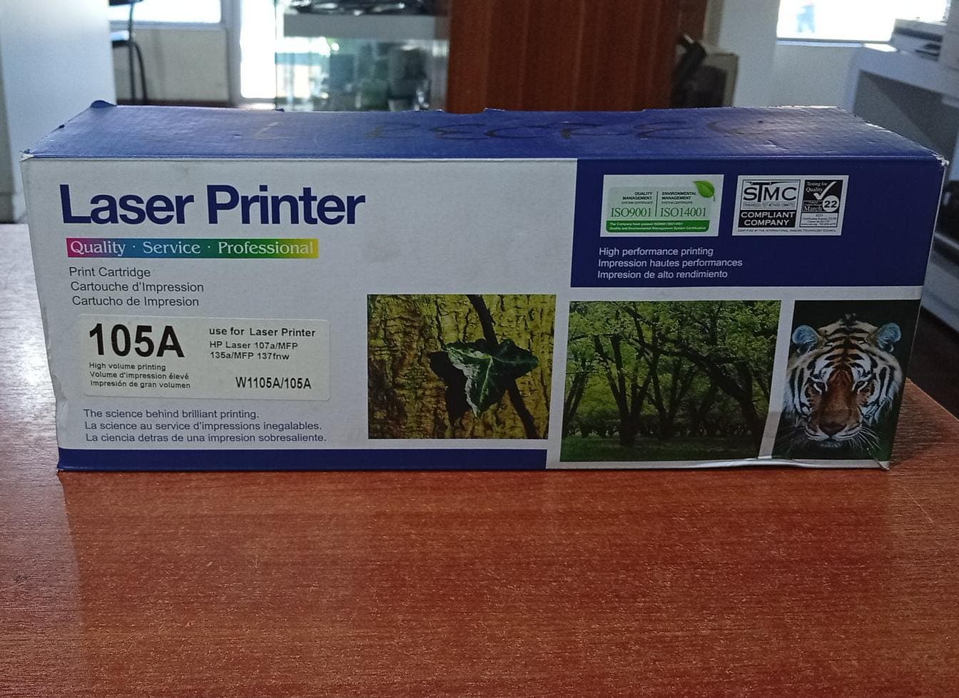 Tóner para HP 105A W1105A Negro para HP Laser 107a 107w 135a 135w MFP 137fnw / Usado — imagen 1