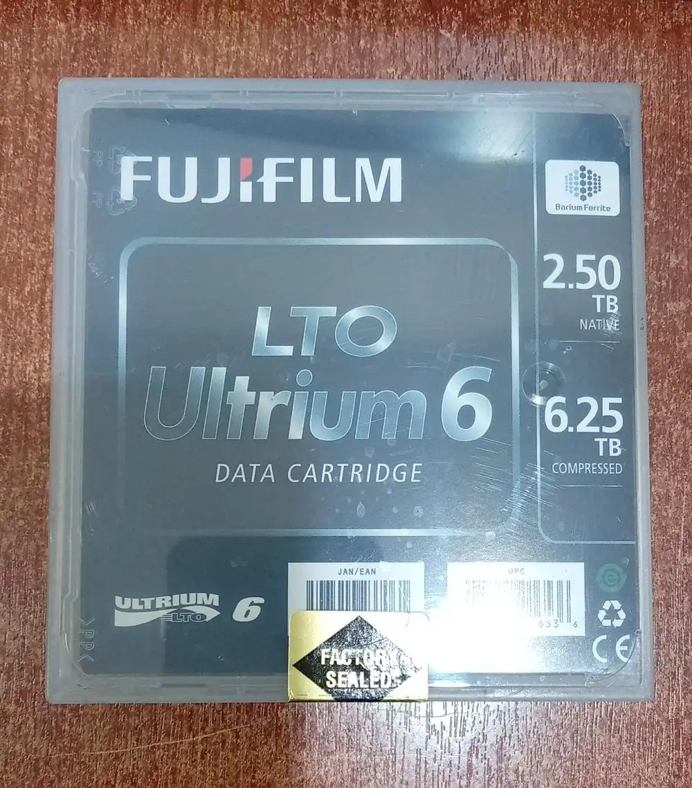 Fujifilm LTO Ultrium 6 Data Cartridge 2.5TB / 6.25TB (16310732) - Nuevo Sellado