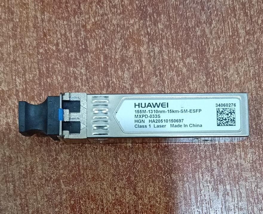 Transceptor Huawei MXPD-033S 155Mbps 1310nm 15km Monomodo eSFP SM LC – Seminuevo — imagen 1