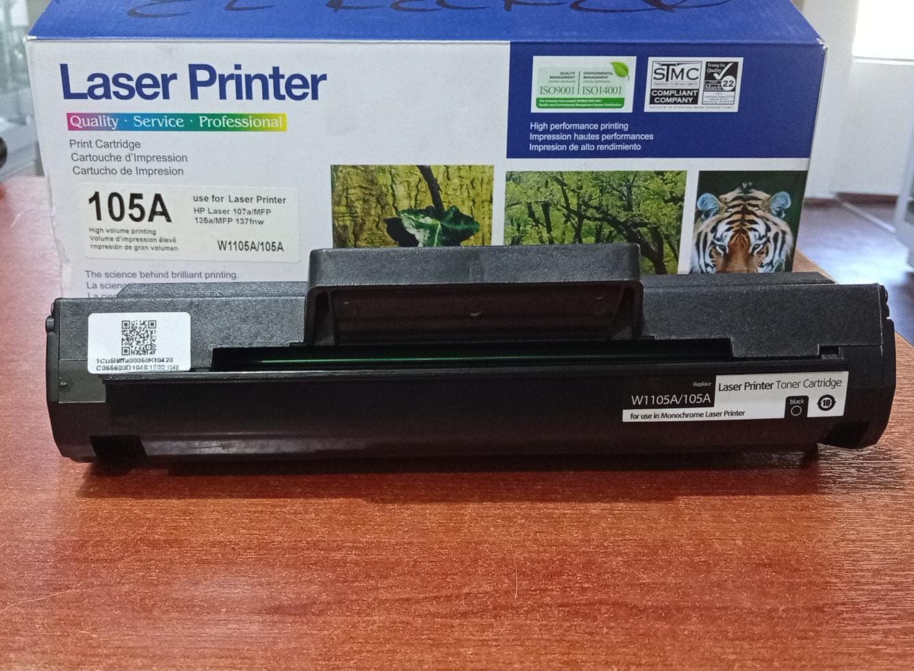 Tóner para HP 105A W1105A Negro para HP Laser 107a 107w 135a 135w MFP 137fnw / Usado — imagen 2