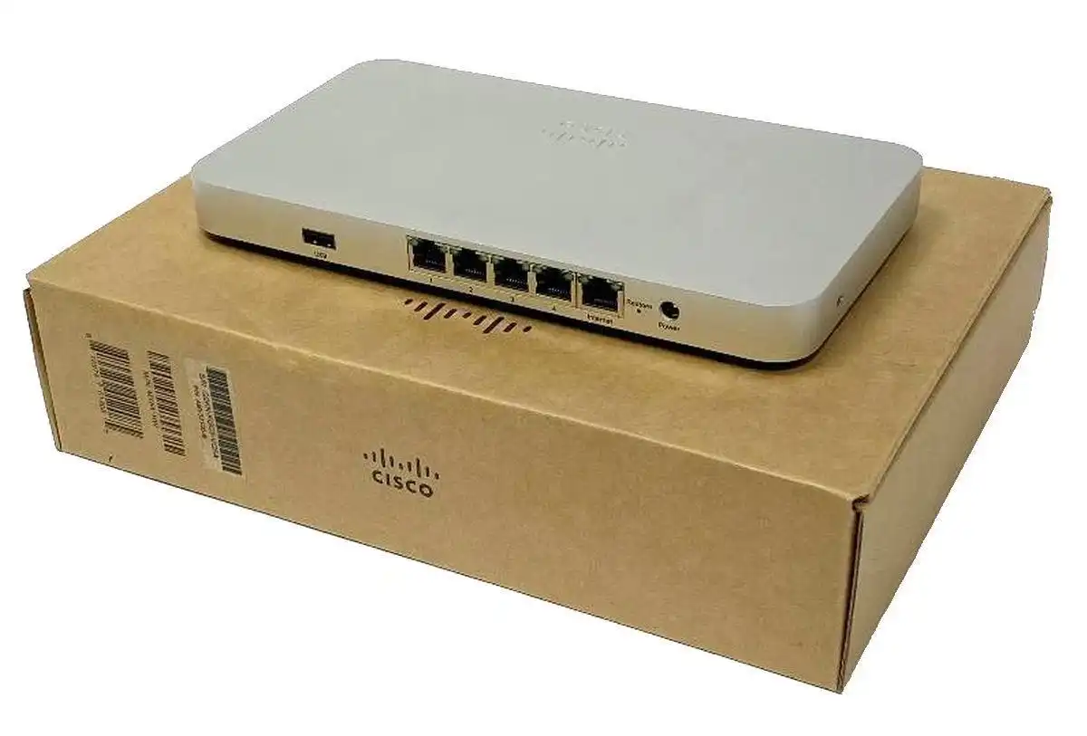 Cisco Meraki MX64-HW Firewall Appliance 250Mbps SD-WAN Cloud Managed - Usado