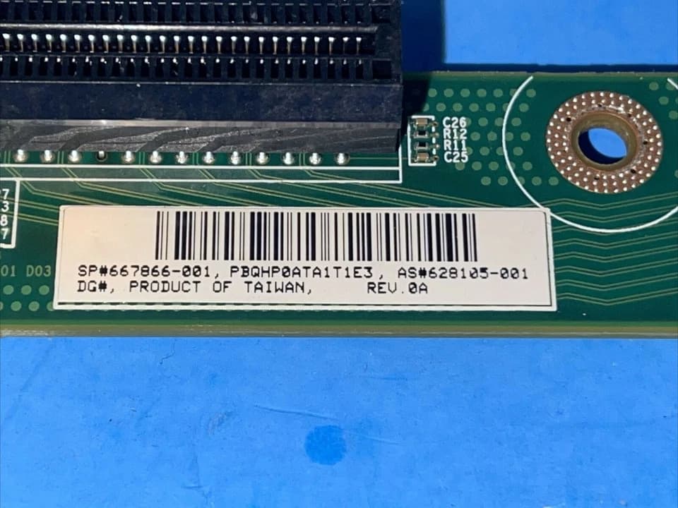 Tarjeta Riser PCIe x8 x16 HP ProLiant DL360p Gen8 667866-001 628105-001 NUEVO — imagen 2