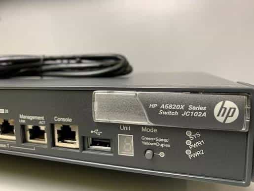 HP A5820X Series (JC102A) Switch L3 24 Puertos 10GbE SFP
