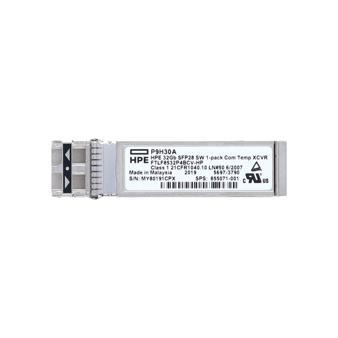 Transceptor HP P9H30A 32Gb SFP28 Short Wave Fibre Channel (855071-001) - Usado — imagen 2