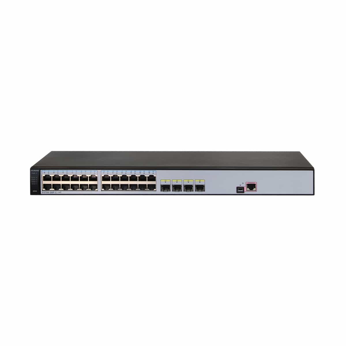 Switch Administrable HUAWEI S5700-28P-LI-AC - 24 Puertos Gigabit + 4 SFP - Usado