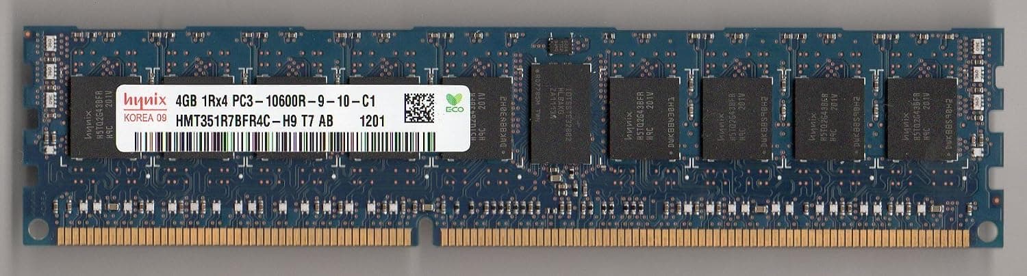 Memoria RAM Servidor Hynix 4GB DDR3 1333MHz PC3-10600R ECC REG HMT351R7BFR4C-H9 — imagen 2