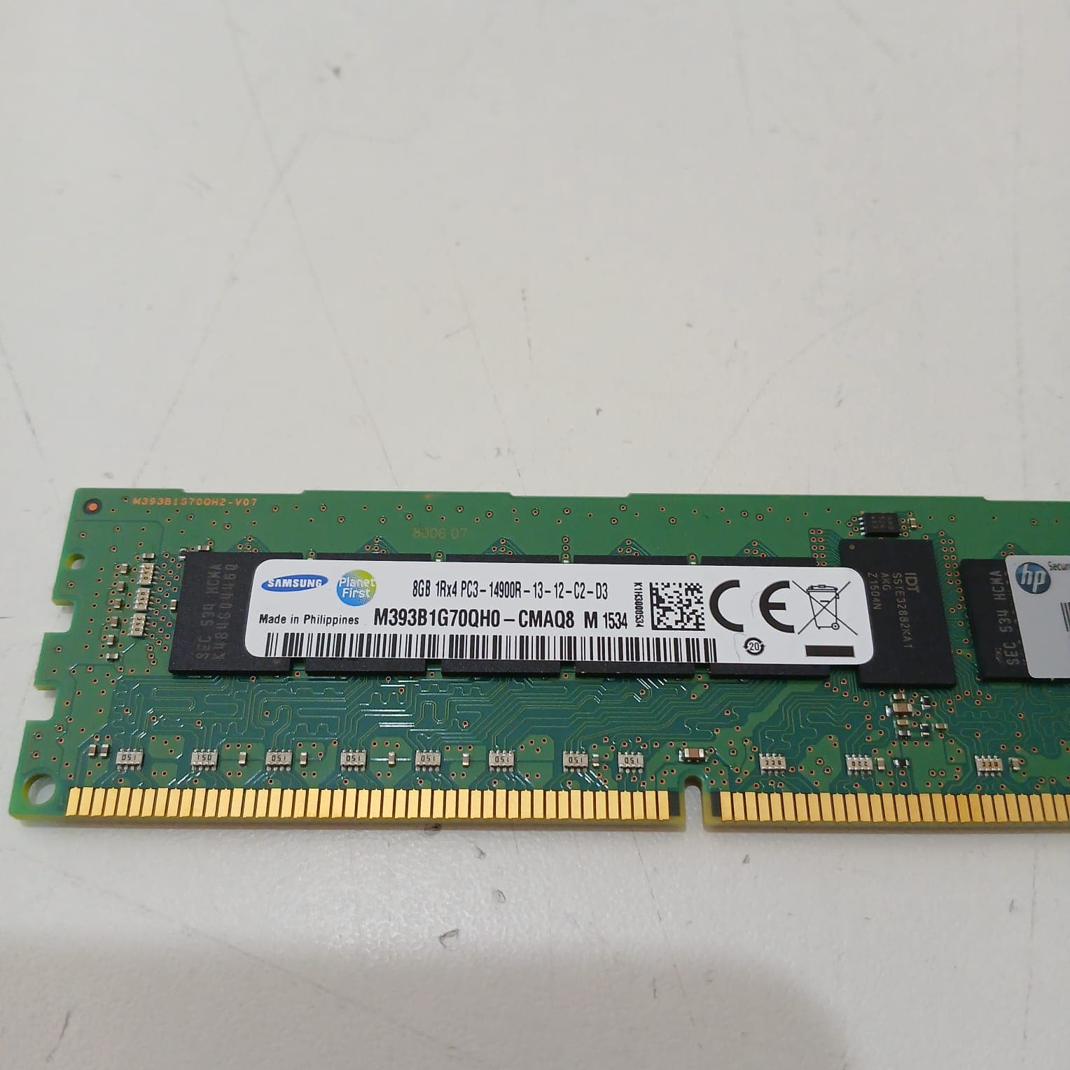 Memoria RAM Servidor Samsung 8GB 1Rx4 PC3-14900R DDR3-1866MHz ECC RDIMM — imagen 2