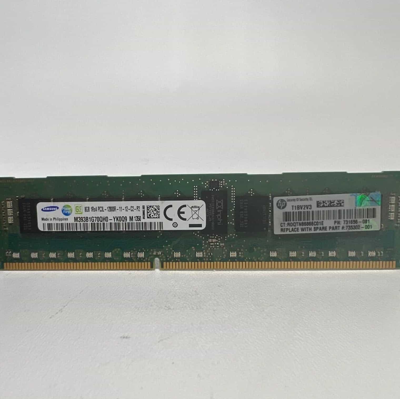 Samsung 8GB Memoria RAM Servidor DDR3L 1600MHz ECC RDIMM (M393B1G70QH0-YK0Q9)
