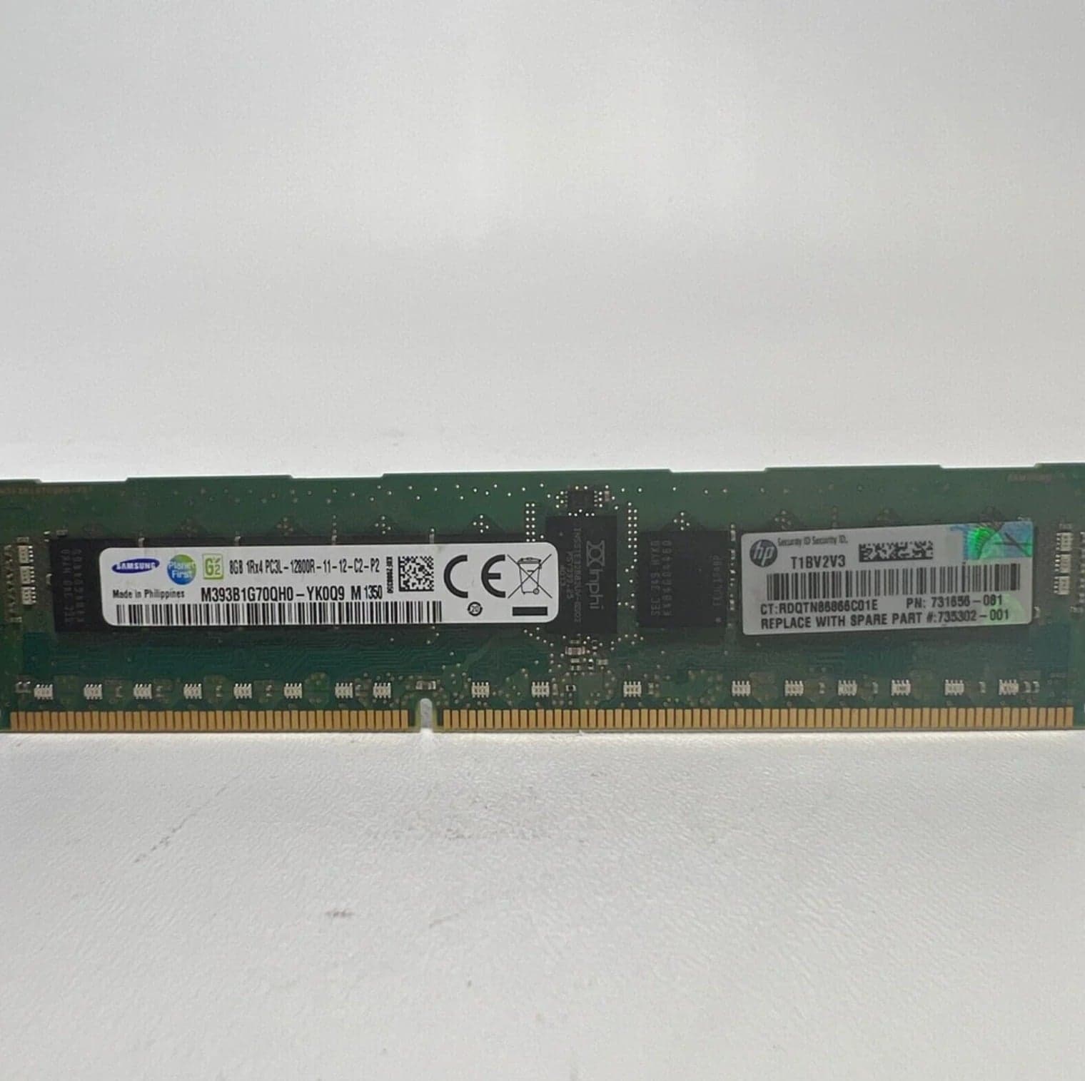 Samsung 8GB Memoria RAM Servidor DDR3L 1600MHz ECC RDIMM (M393B1G70QH0-YK0Q9)