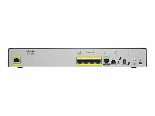 Router Cisco 881 CISCO881-K9 4-Port Fast Ethernet VPN Seguridad Empresarial Usado