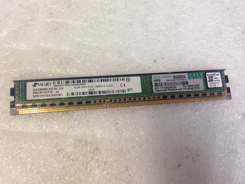 Memoria RAM Servidor SMART 32GB PC3L-10600R DDR3L ECC 4RX4-usada