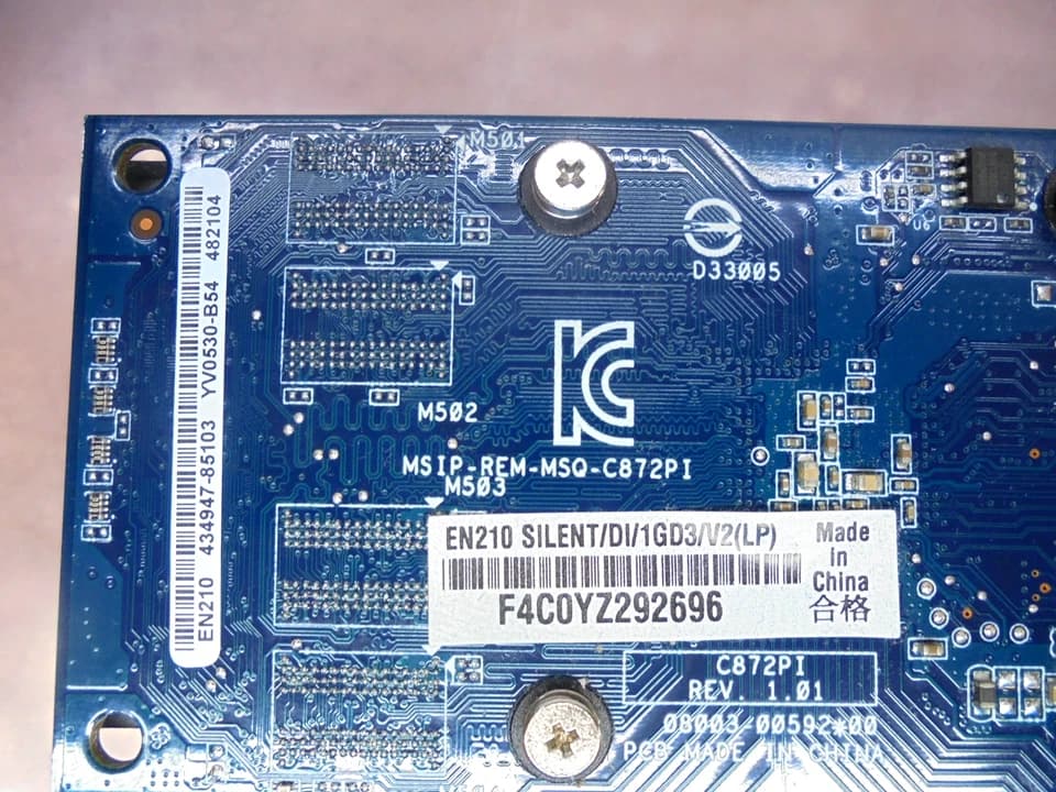 Tarjeta de Video ASUS GeForce 210 1GB DDR3 (EN210 SILENT) Perfil Bajo — imagen 4