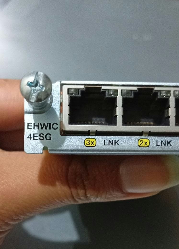Tarjeta De Red Cisco Ehwic-4esg Switch Ethernet 4 Puertos RJ45 para Router ISR Gigabit / Usado — imagen 4