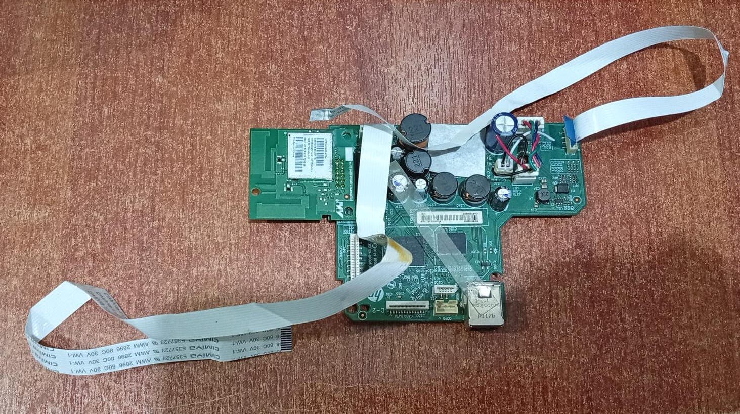 Placa Lógica de impresora HP Y0F69-60005 con Módulo WiFi VCVRA-1712 HPPN 0960-4034 / Usada — imagen 5