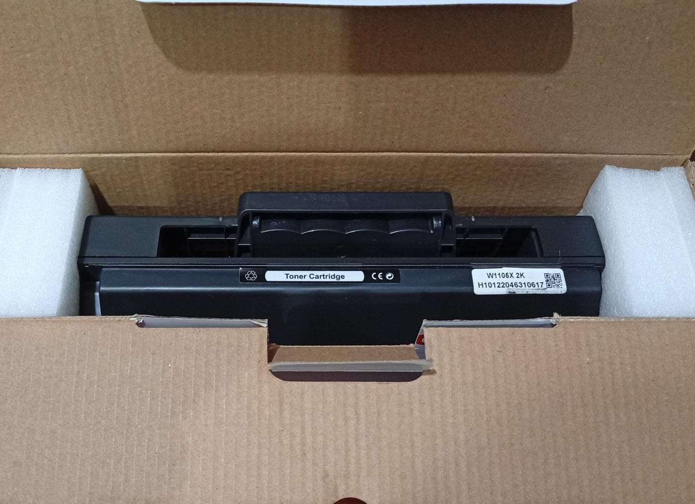 Tóner Compatible W1105X 2K Negro para HP Laser 107A 107W 135A 135W 137FNW – Usado — imagen 2