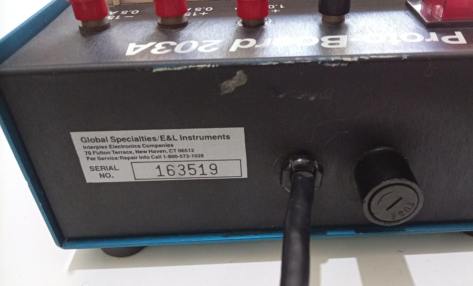 PROTO-BOARD Global Specialties PB-203A Fuente Integrada Triple Salida 2250 Puntos Usado — imagen 5