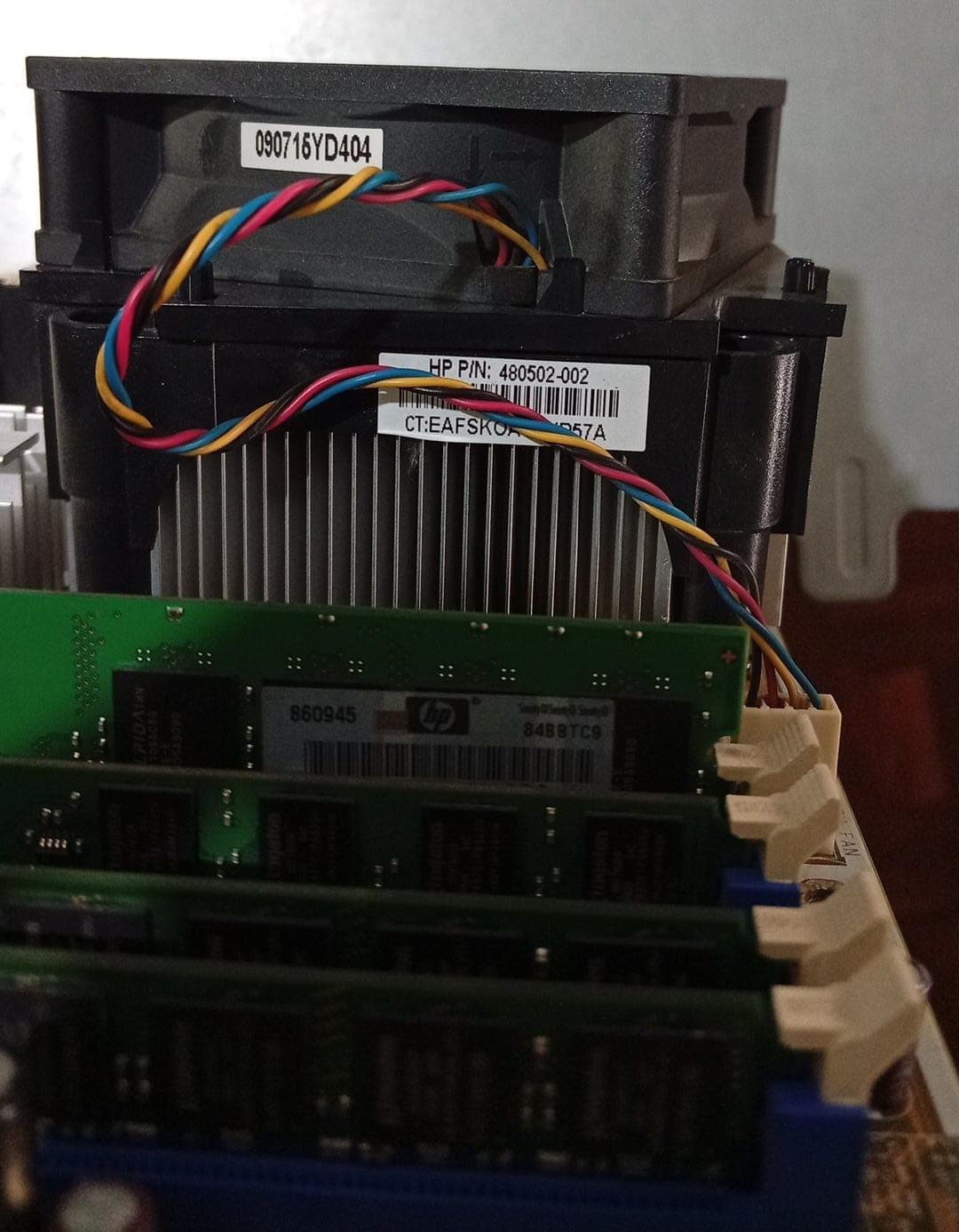 Placa madre HP IPIBL-LB + Intel Core 2 Duo E7500 2.93 GHz + 4GB RAM DDR2 + Cooler – Usada — imagen 6