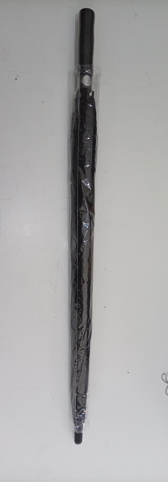 Paraguas Grande Tipo Familiar 1.50 m Apertura Automática Negro Antiviento, aprox 3 personas — imagen 3