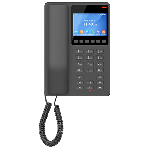 Teléfono IP Hotelero Grandstream GHP631 (Negro) — imagen 2