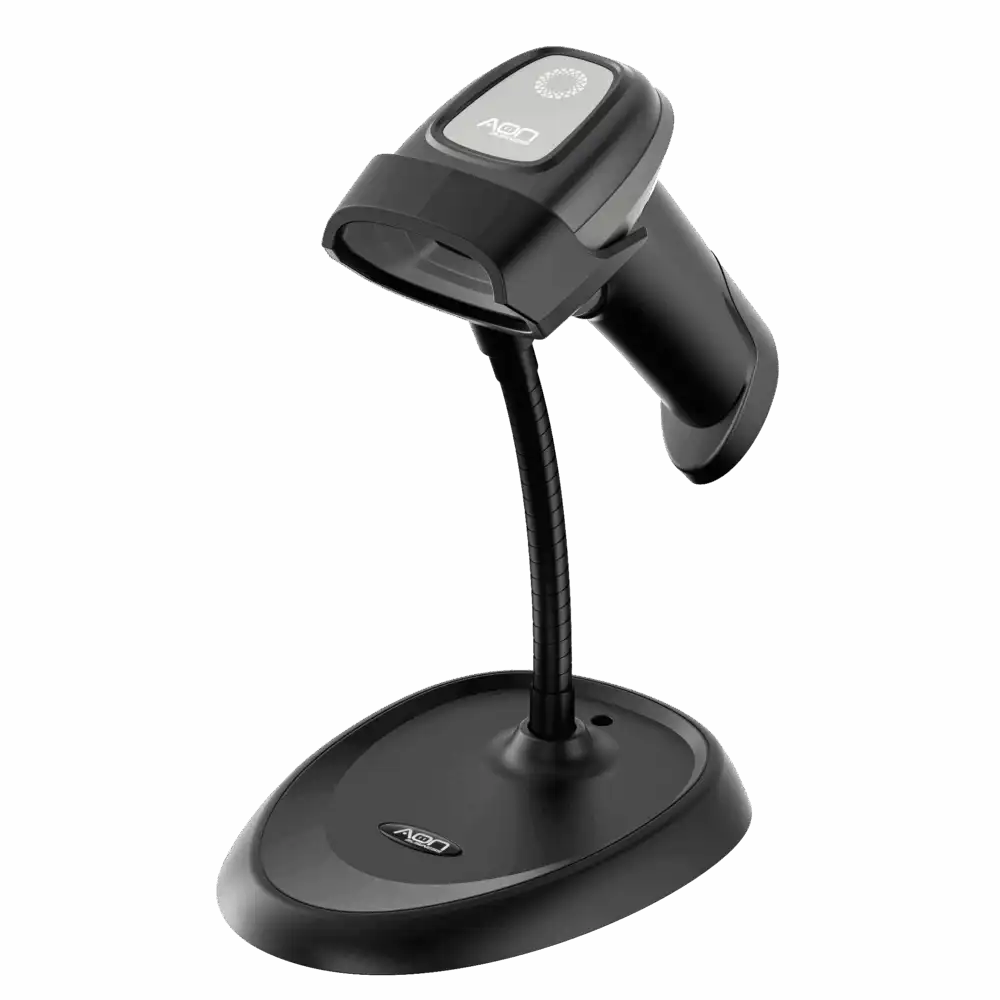 AON HS-10L 2D Wired Hand Scanner with Stand