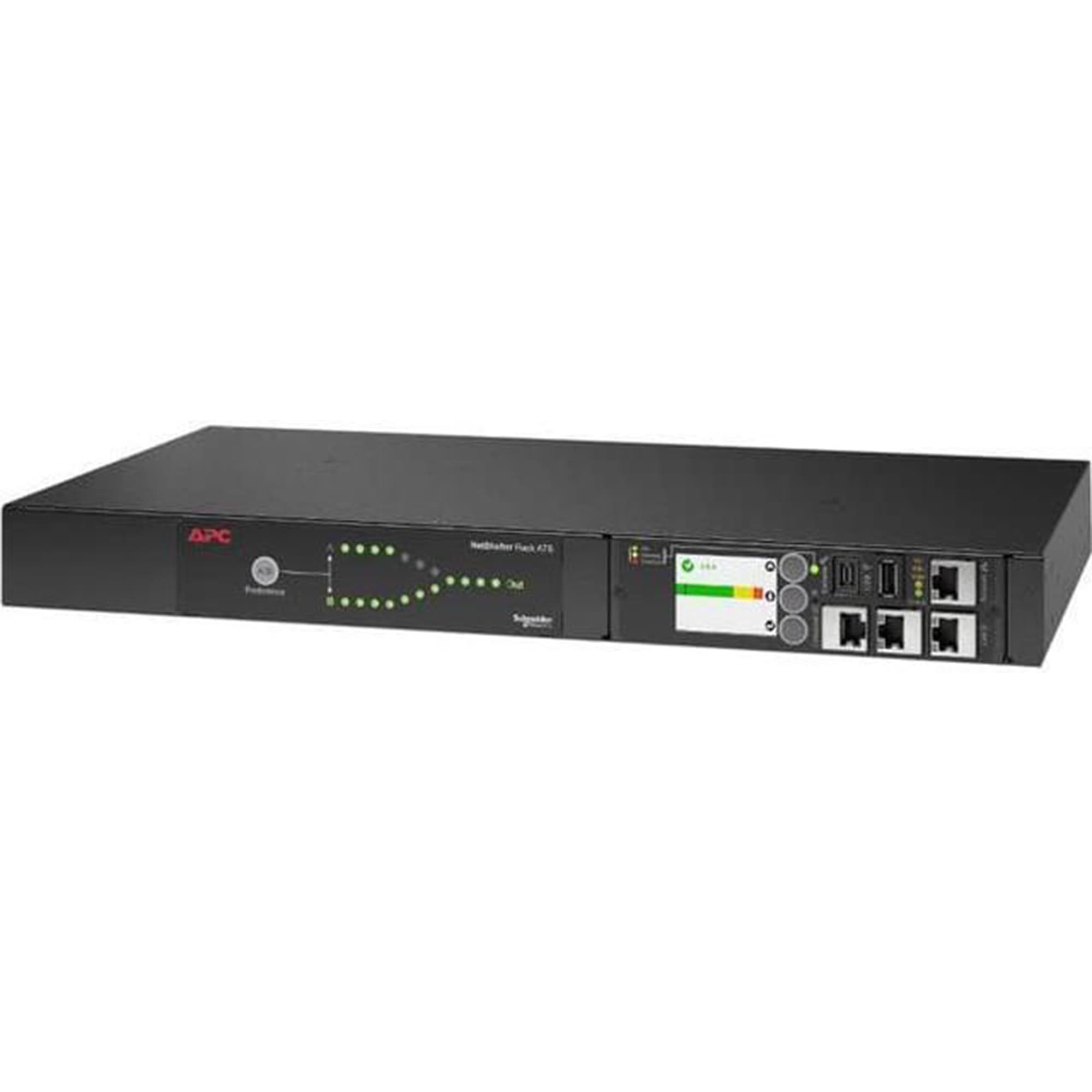 APC Rack ATS, 100/120V, 15A, 5-15 in, (10) 5-15R out — imagen 1