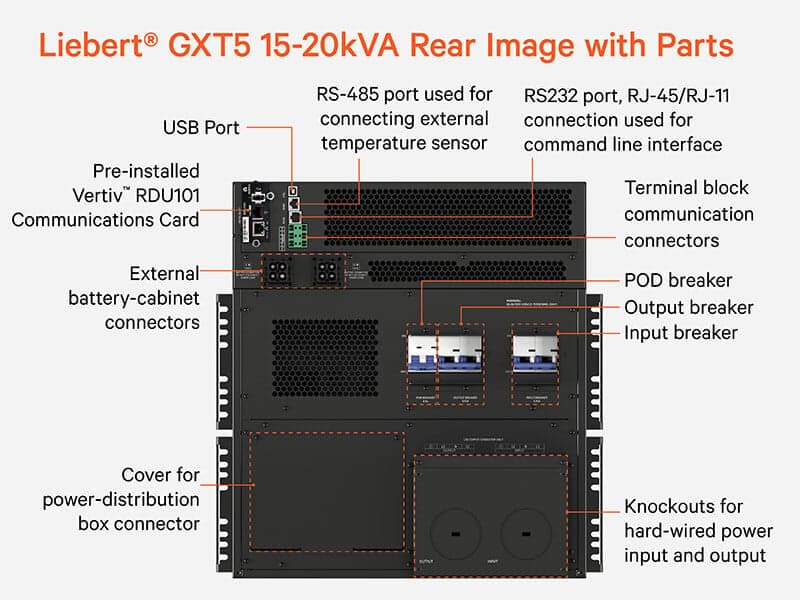 VERTIV UPS LIEBERT 15kva — imagen 4