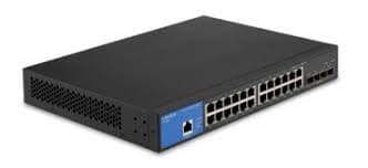 LINKSYS - 24-PORT MANAGED GIGABIT SWITCH 4 10G SFP TAA — imagen 2