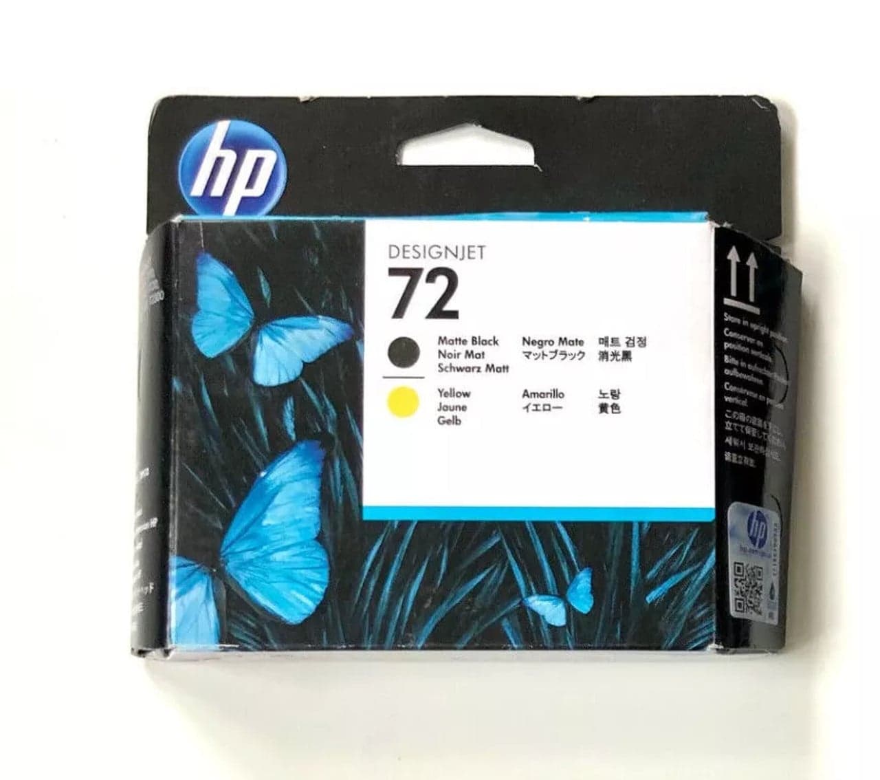 HP 72 MATTE BLACK / YELLOW PRINTHEAD — imagen 1