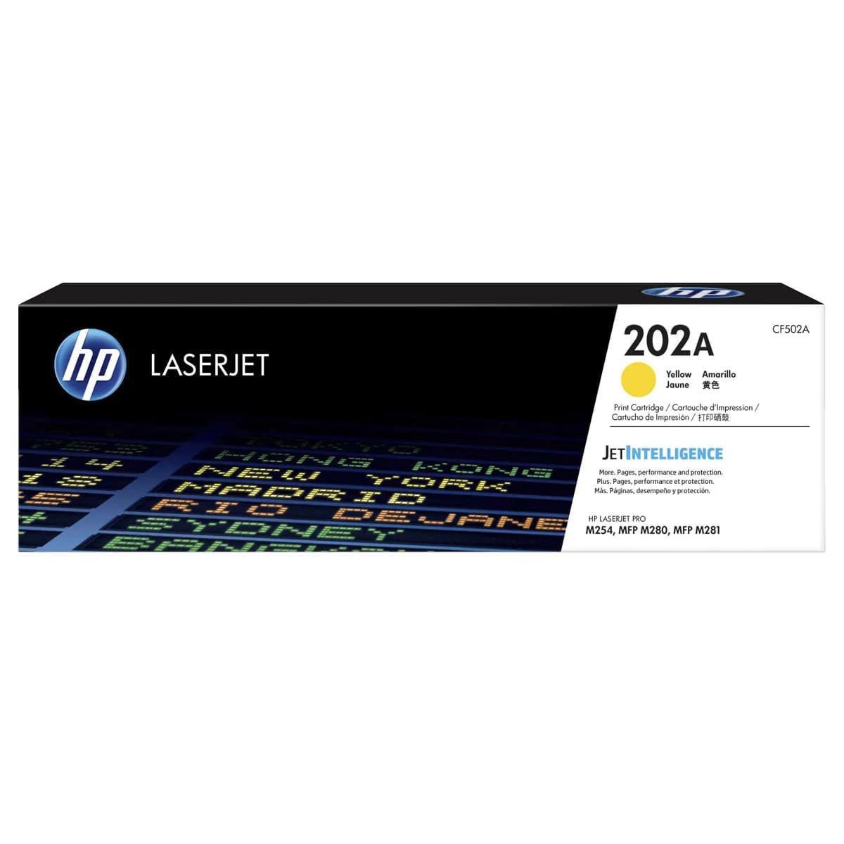 HP - Cartucho de Tóner LaserJet 202A Amarillo — imagen 1