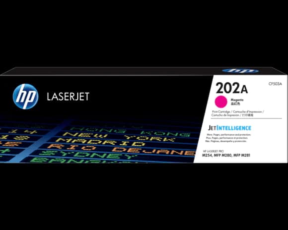 HP - Cartucho de Tóner LaserJet 202A Magenta — imagen 1