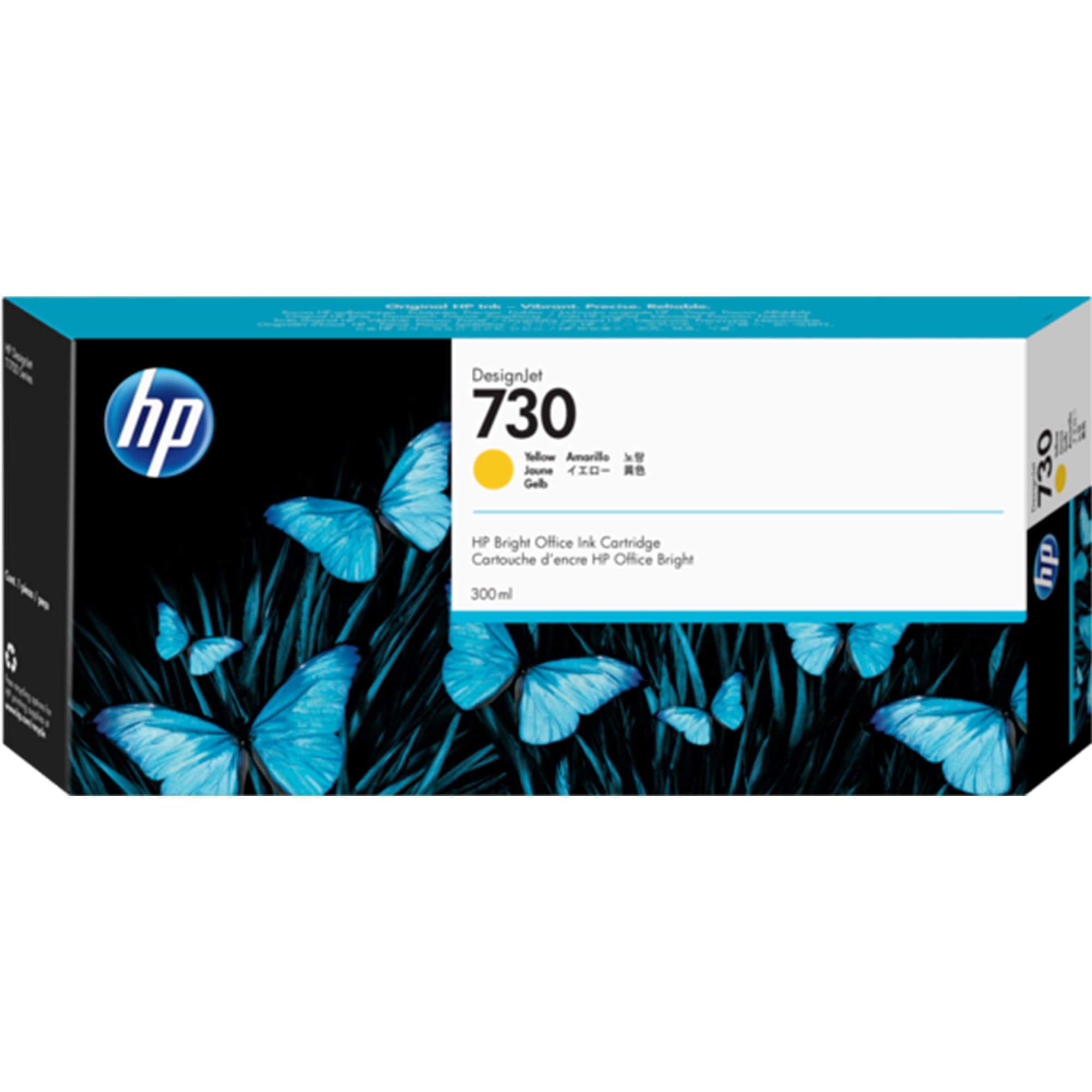 HP 730 300ML YELLOW INK CARTRIDGE — imagen 1
