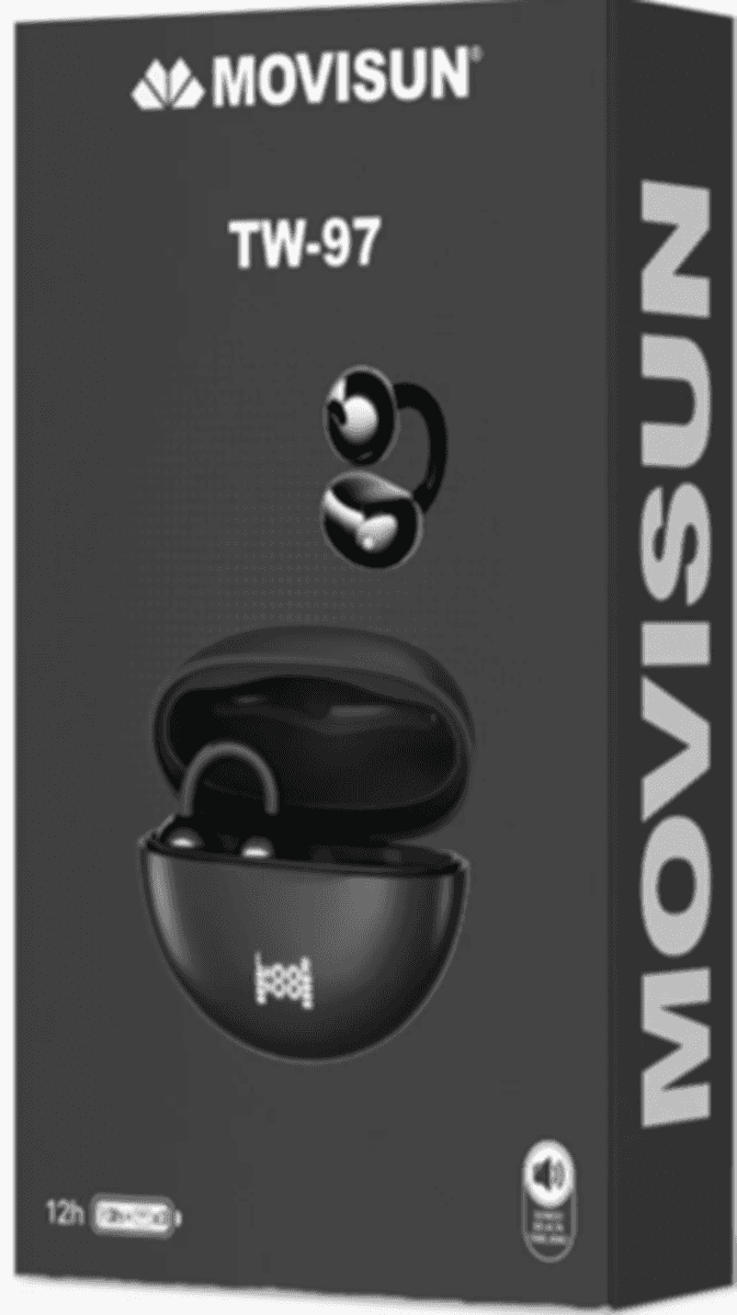 AUDIFONOS MOVISUN BLUETOOTH TW-97 NEGRO