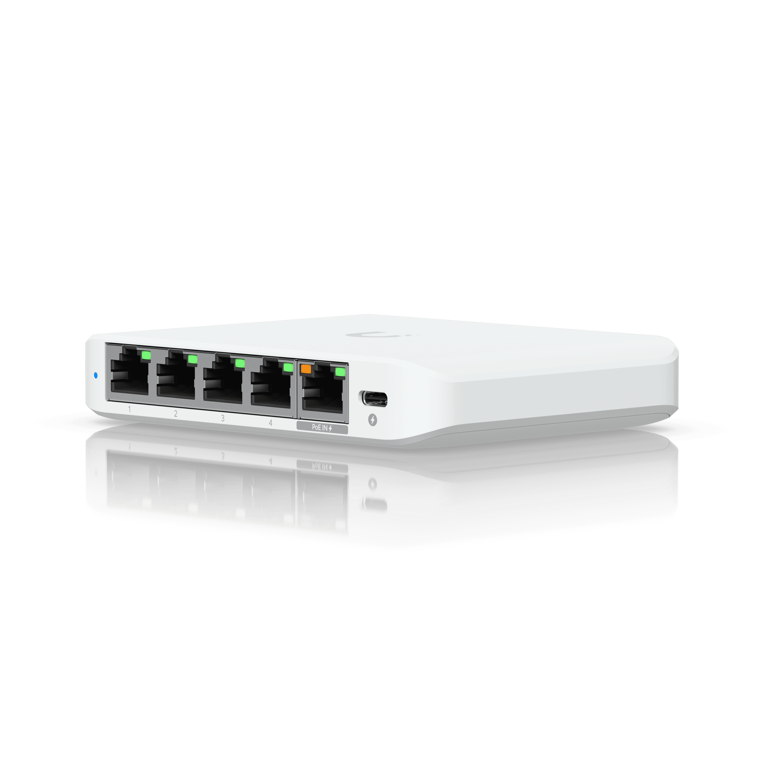 UBIQUITI Compact, 5-port 2.5G switch with that can be — imagen 2