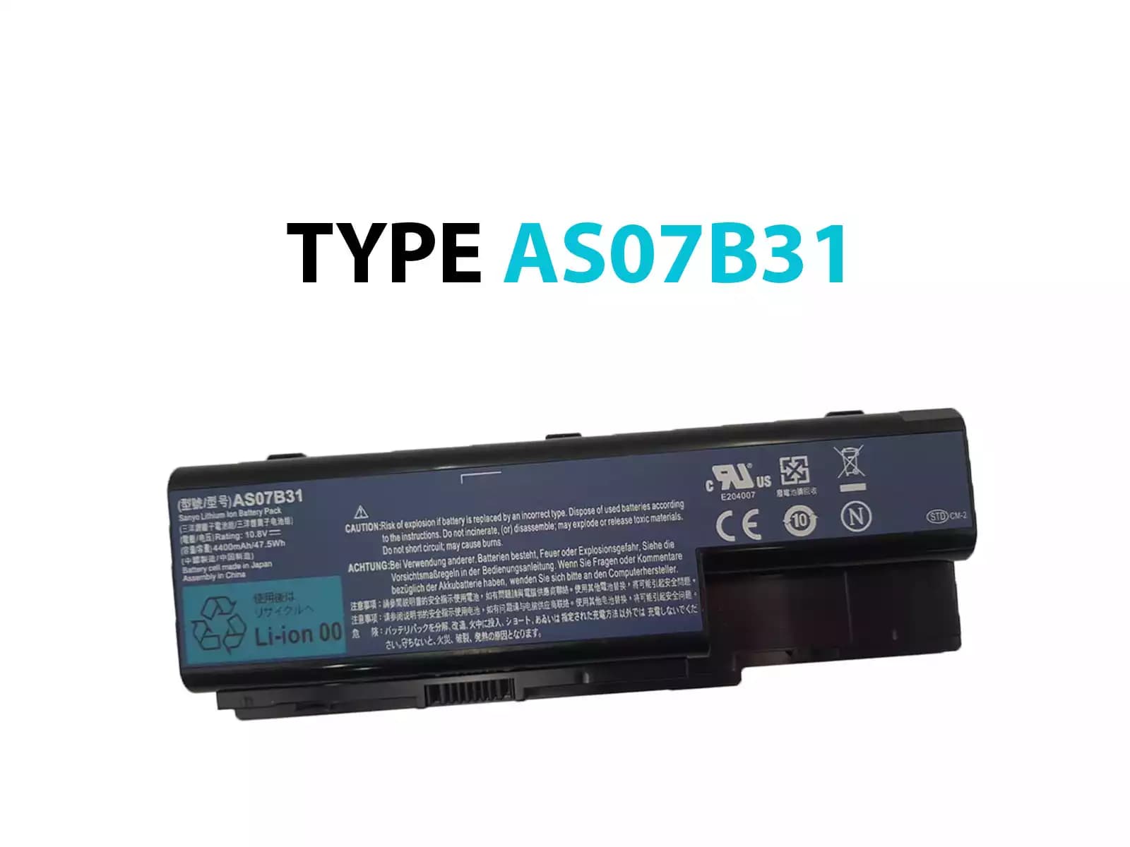 BATERIA ACER 5520 as07b31 as07b41 as07b71 *HC* — imagen 1
