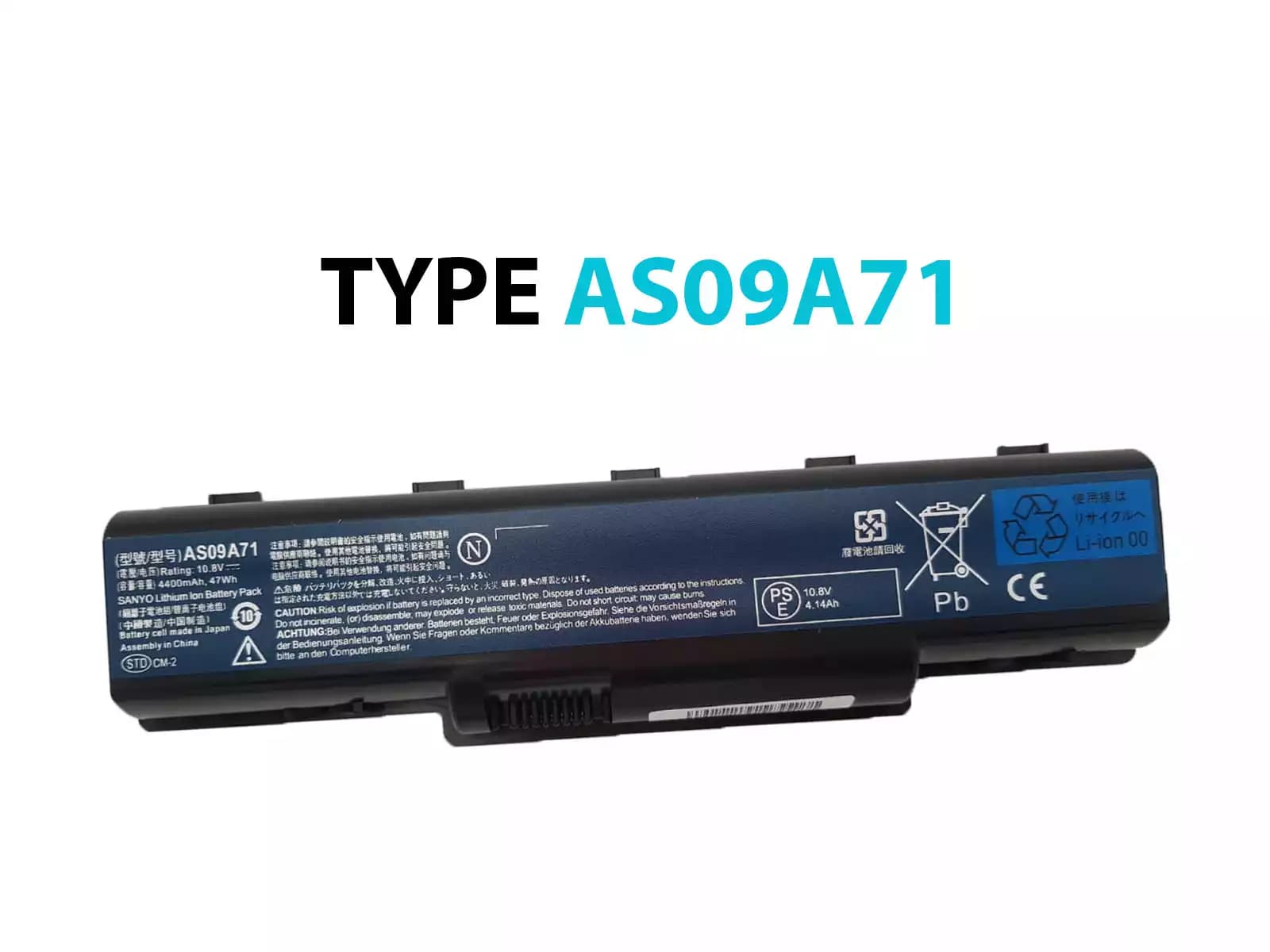 BATERIA ACER D725/4920/4310 AS07A72 AS07A71 *HC* — imagen 1