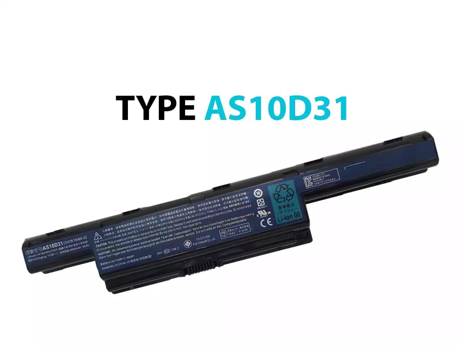 BATERIA ACER 4741 / AS10D31/ ACAS10D51-6/ACAS10D61/ ACAS10D71 *HC* — imagen 1