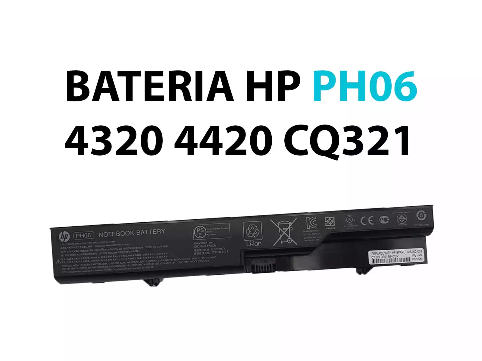 BATERIA HP 4320 4420 - PH06 CQ321 *HC* — imagen 1