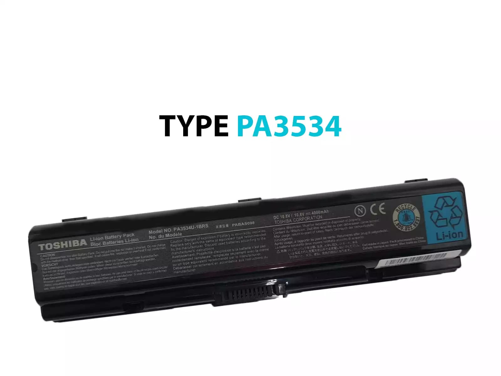 BATERIA TOSHIBA PA3534U *HC* — imagen 1