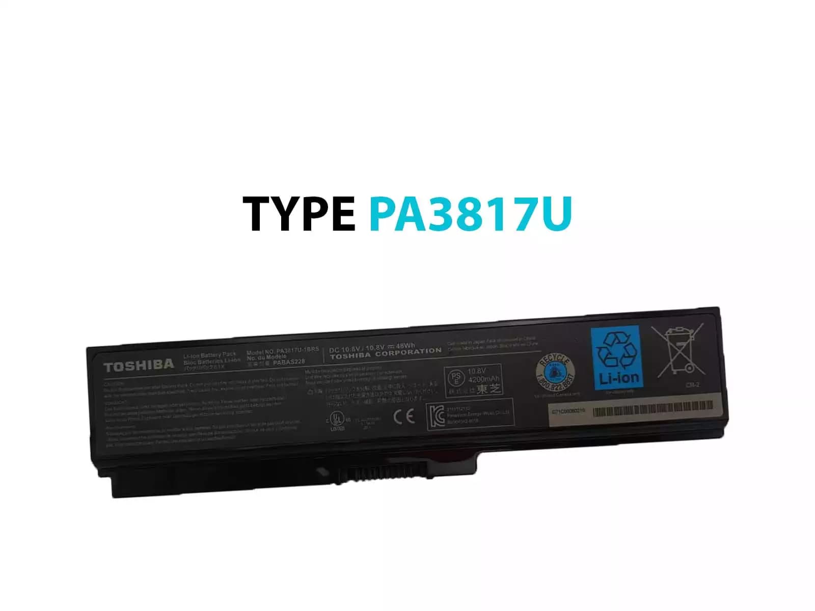 BATERIA TOSHIBA PA3817U-1BRS *HC* — imagen 1