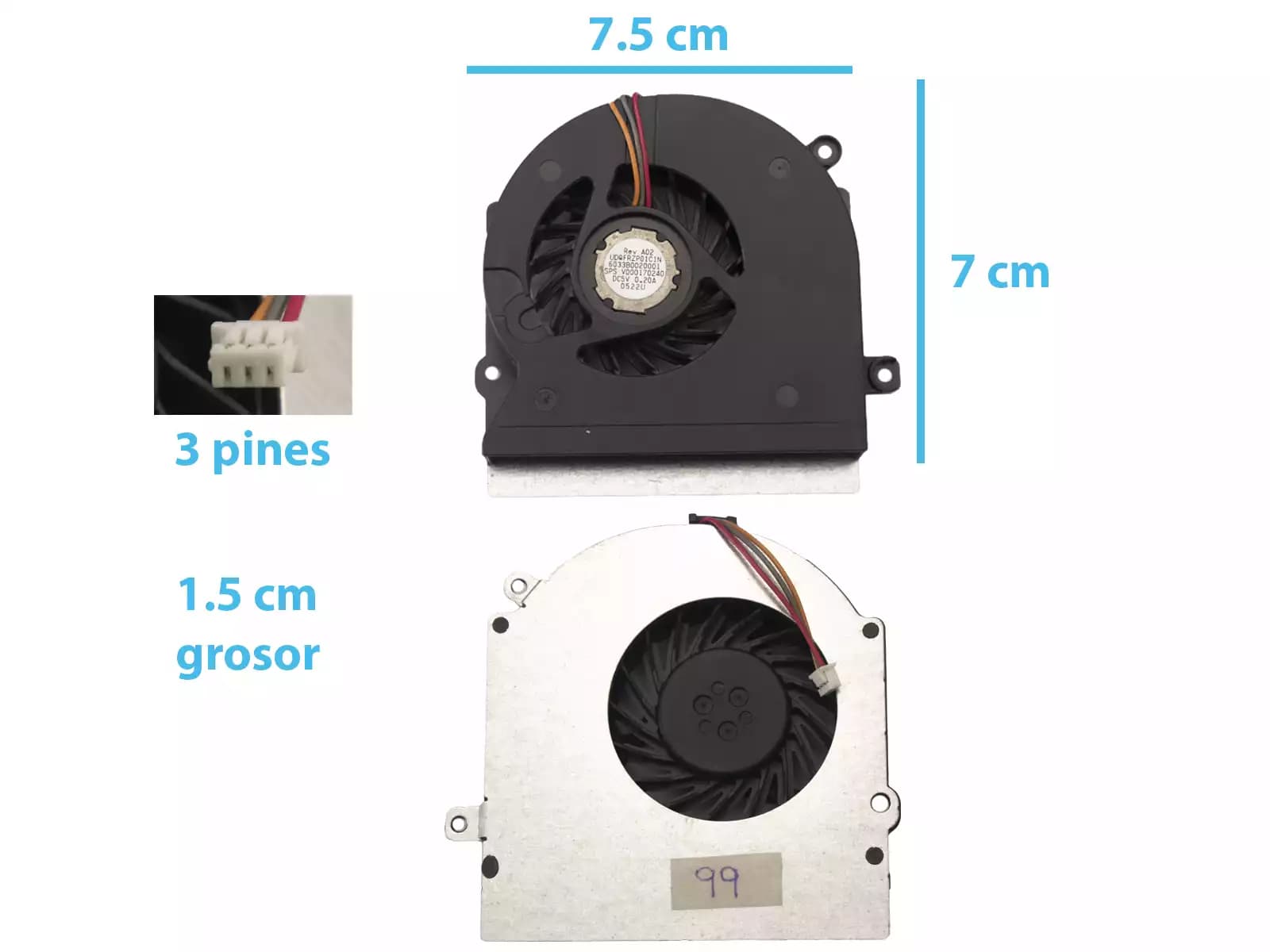 COOLER TOSHIBA L500 L510 — imagen 1