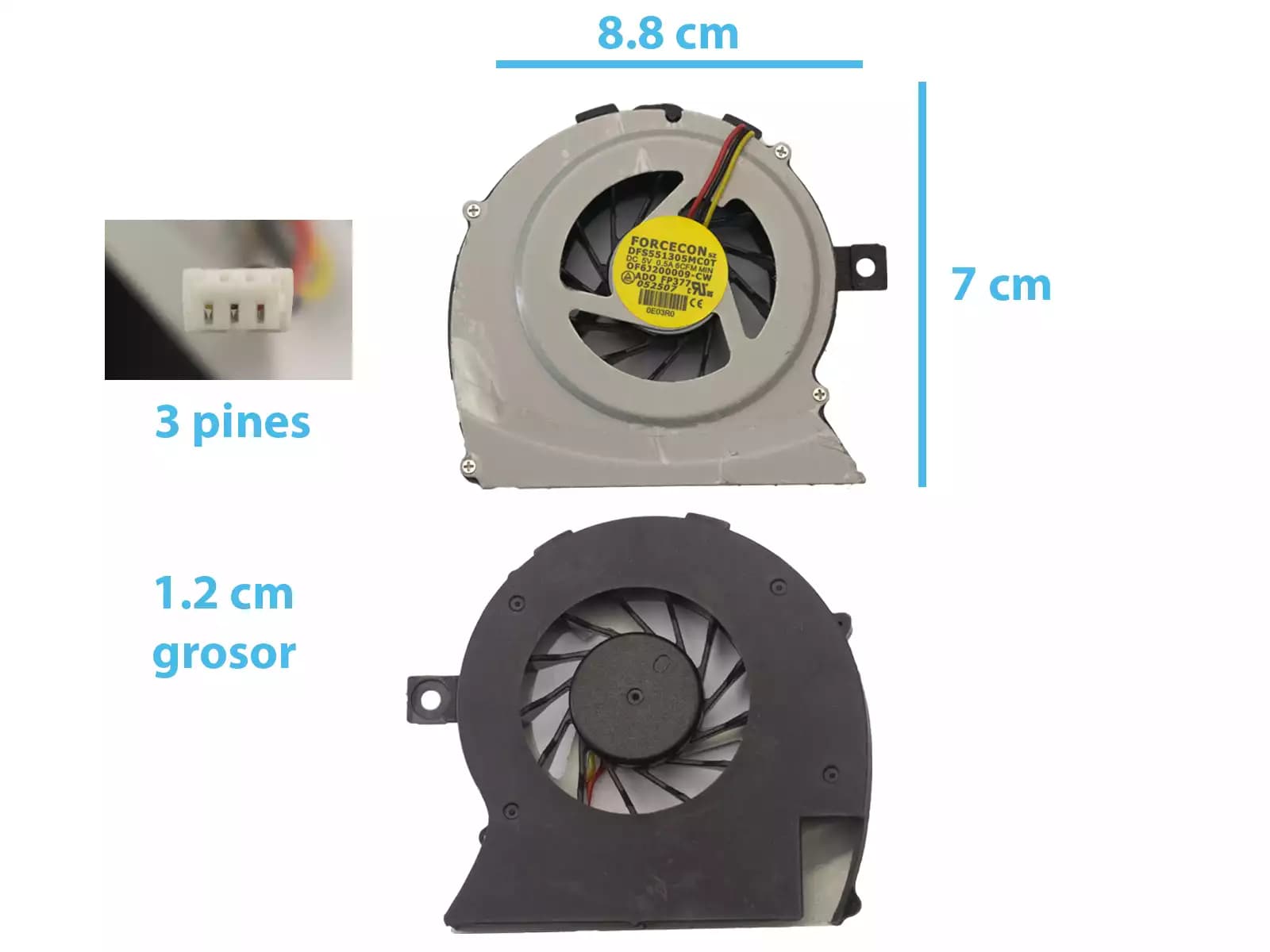 COOLER TOSHIBA L745 L700 L740 — imagen 1