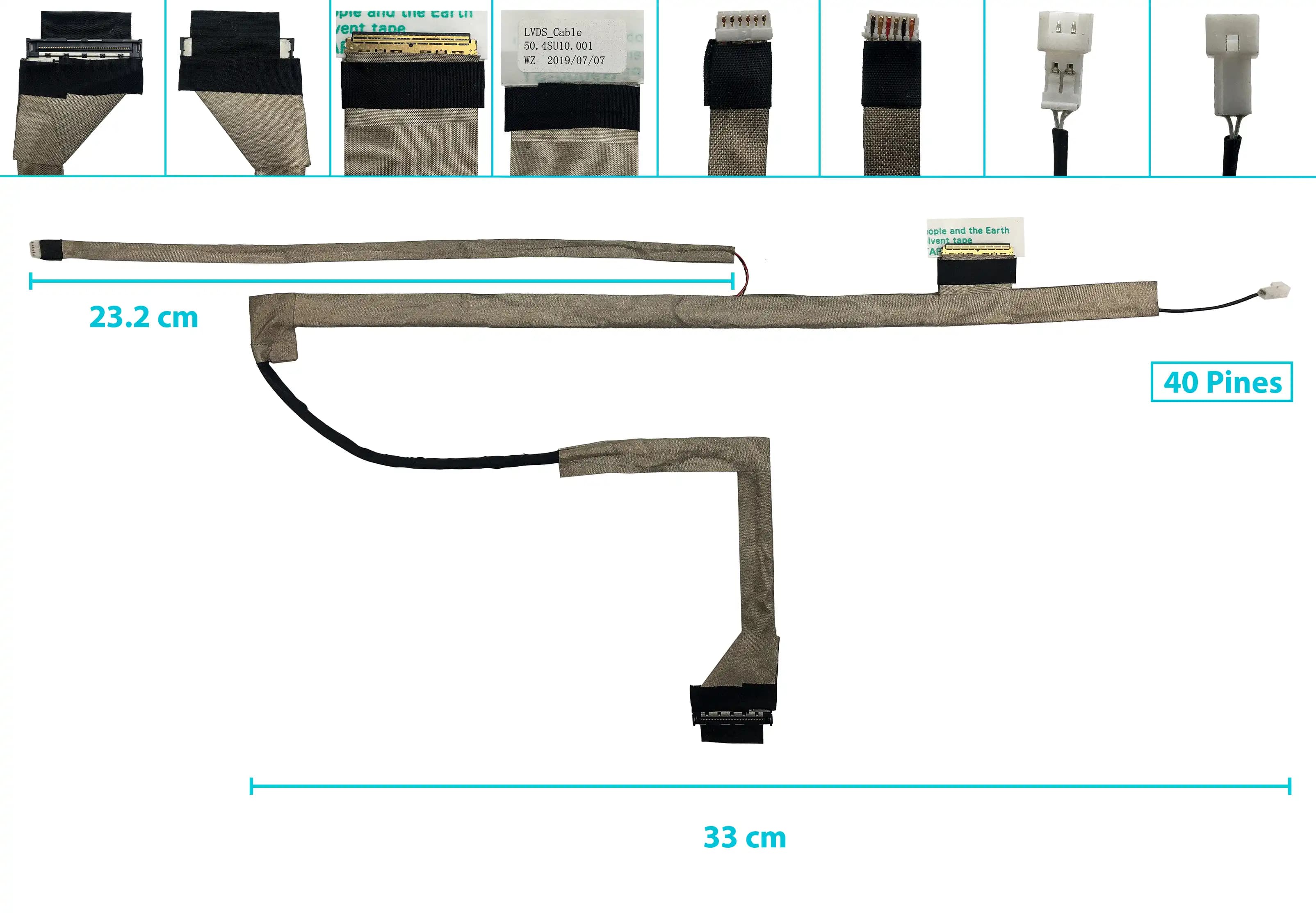 FLEX DE VIDEO HP DV7-7000. 50.4SU10.001 — imagen 1
