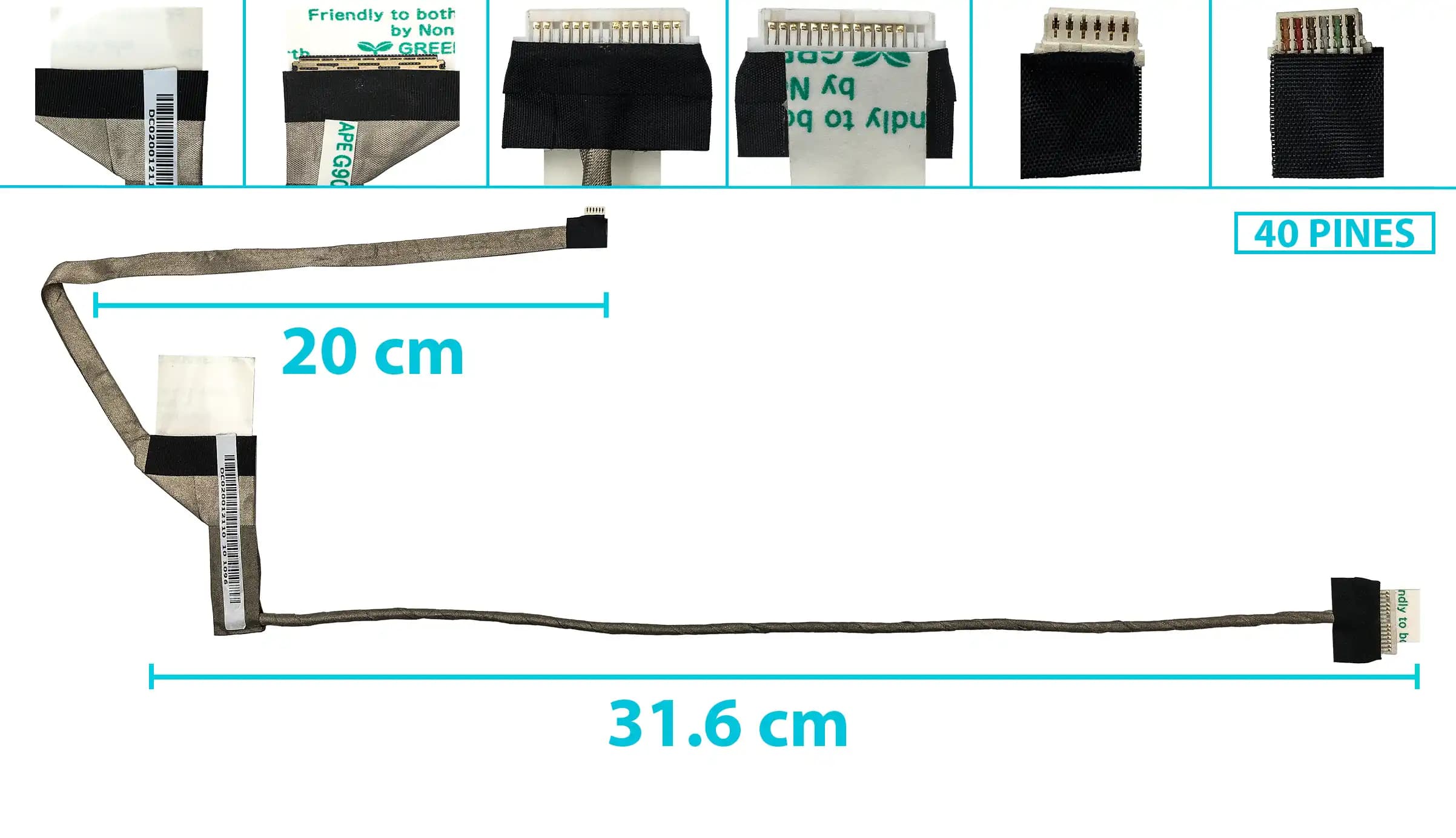 FLEX DE VIDEO TOSHIBA A665 A660 DC020012110 — imagen 1